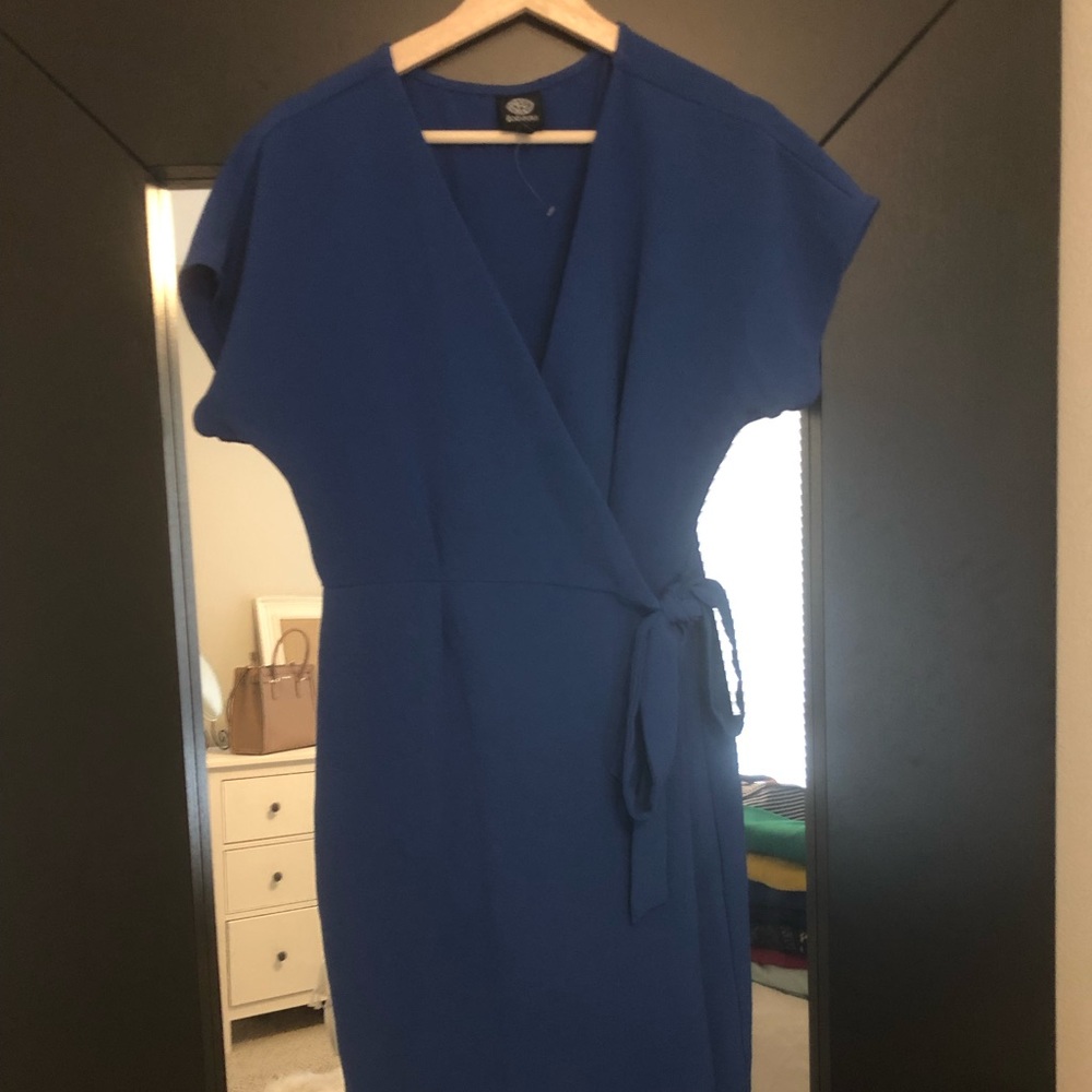 Blue Wrap Dress